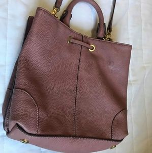 Foley + Corinna Womens Handbag Pink Medium Satchel